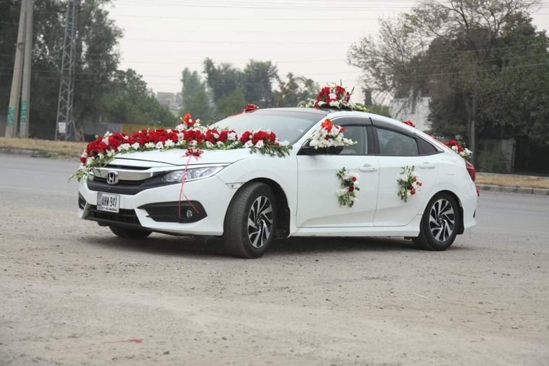 Wedding car decoration Lahore